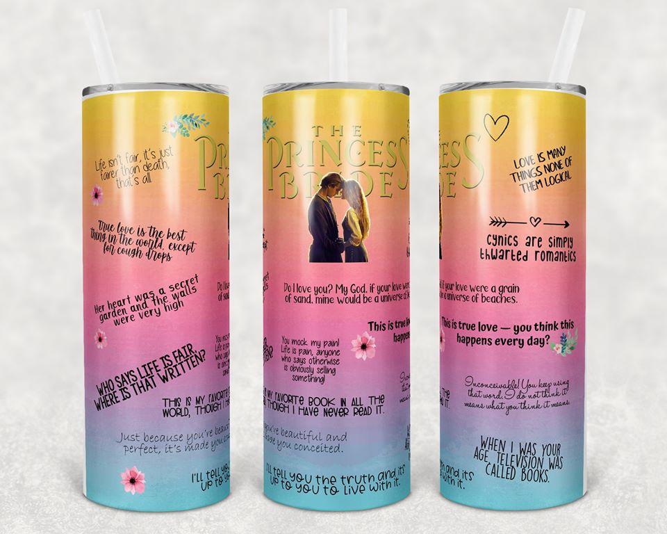 The Princess Bride 20 Oz Skinny Tumbler