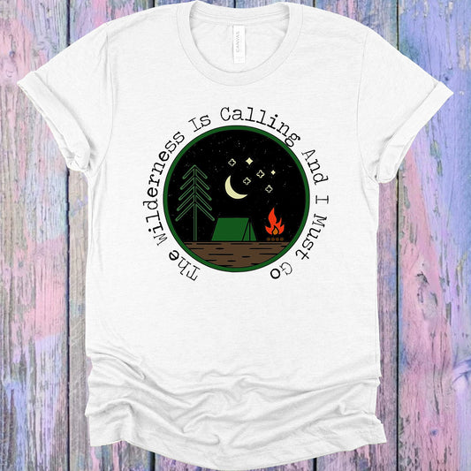 The Wilderness Is Calling And I Must Go Graphic Tee Graphic Tee