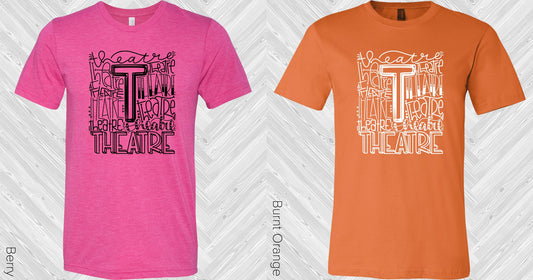 Theatre Subway Art Graphic Tee Graphic Tee