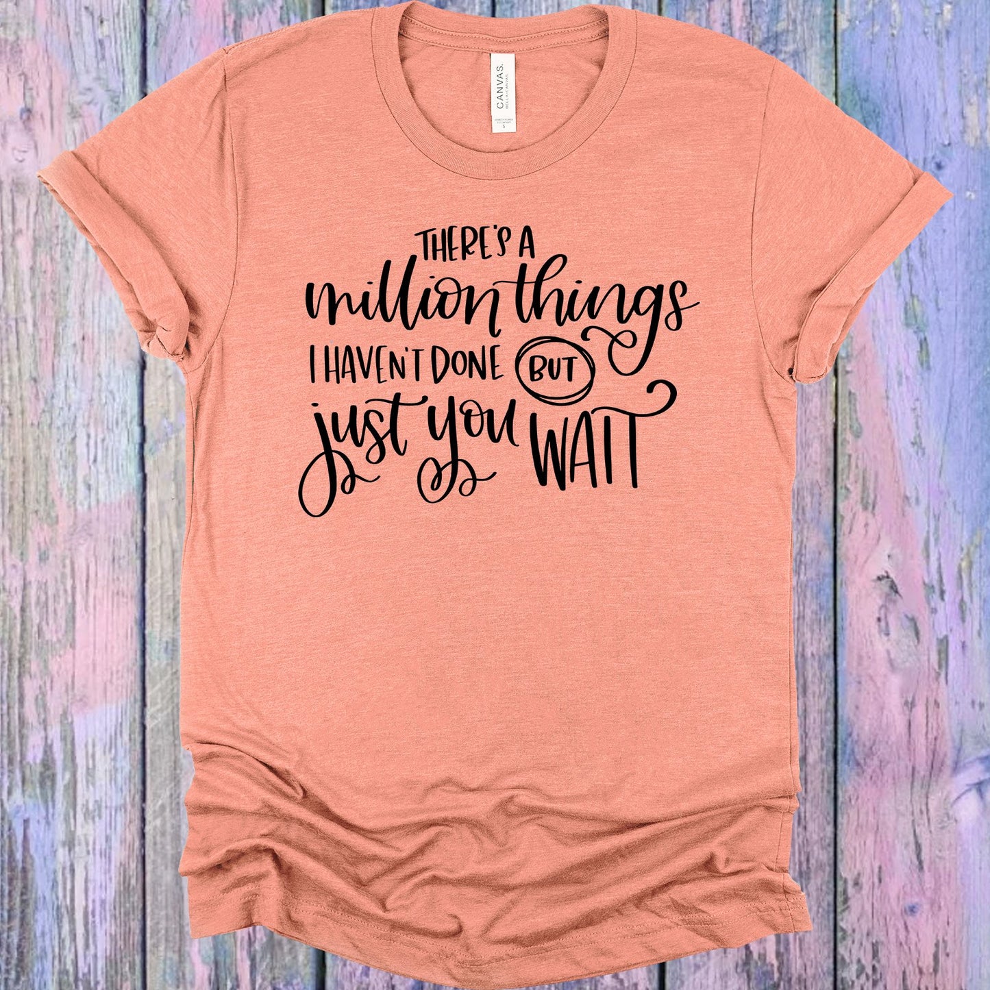 Theres A Million Things I Havent Done But Just You Wait Graphic Tee Graphic Tee