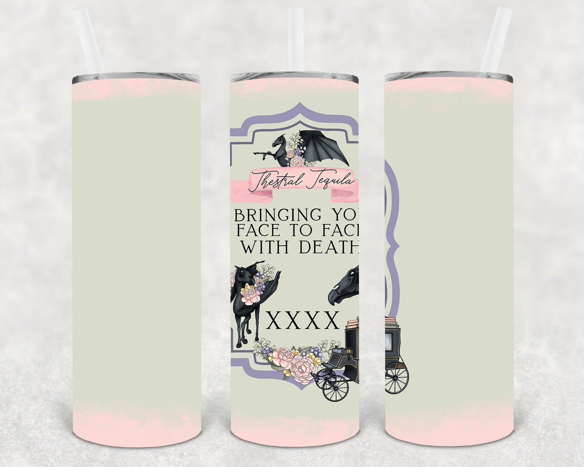 Thestral Tequila 20 Oz Skinny Tumbler