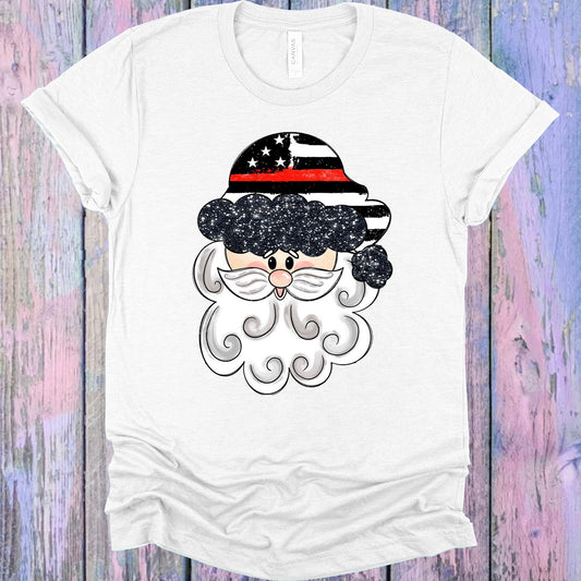 Thin Red Line Santa Graphic Tee Graphic Tee