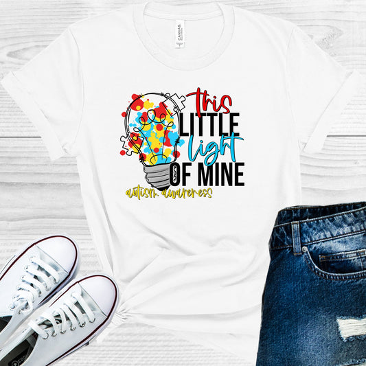 This Little Light Of Mine Autism Awareness Graphic Tee Graphic Tee