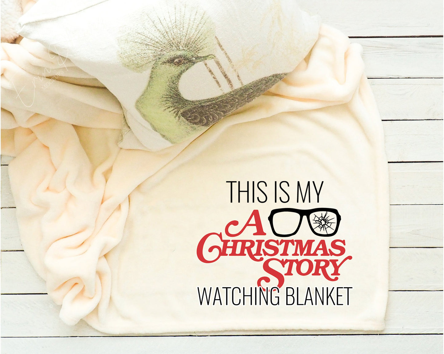 This Is My A Christmas Story Watching Blanket Fleece Throw Blanket
