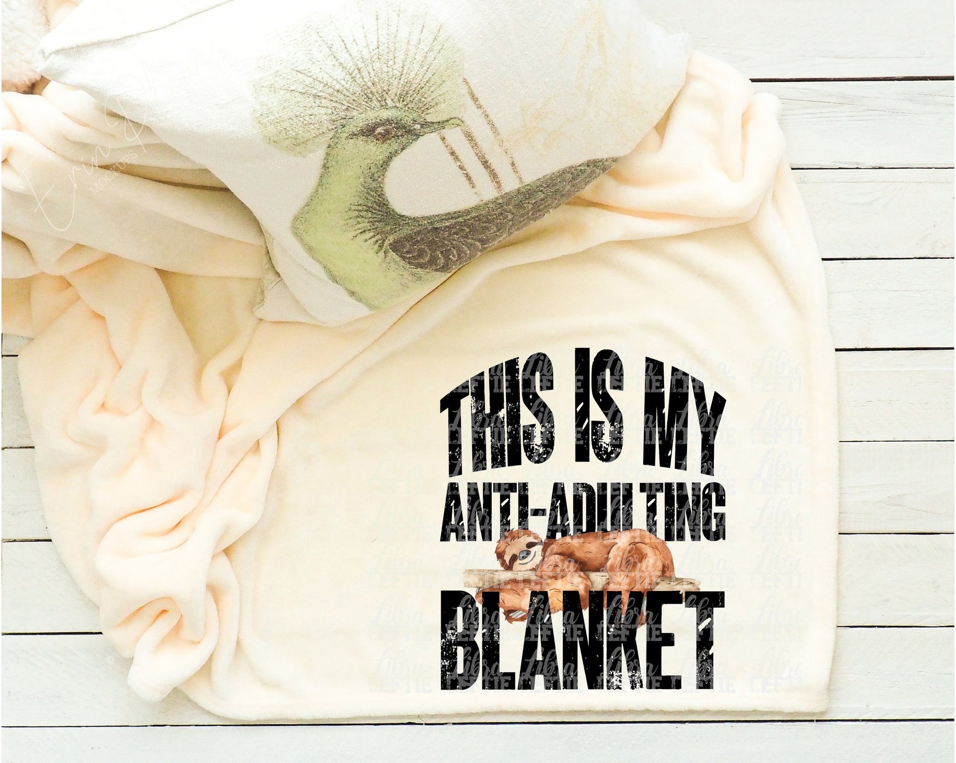 This Is My Anti-Adulting Blanket Fleece Throw Blanket