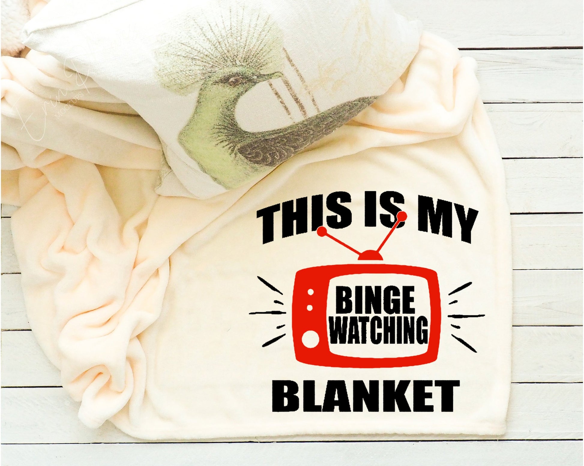 This Is My Binge Watching Blanket Fleece Throw Blanket