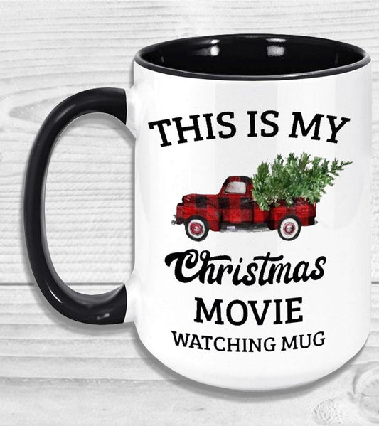 This Is My Christmas Movie Watching Mug Coffee