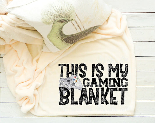 This Is My Gaming Blanket Fleece Throw Blanket