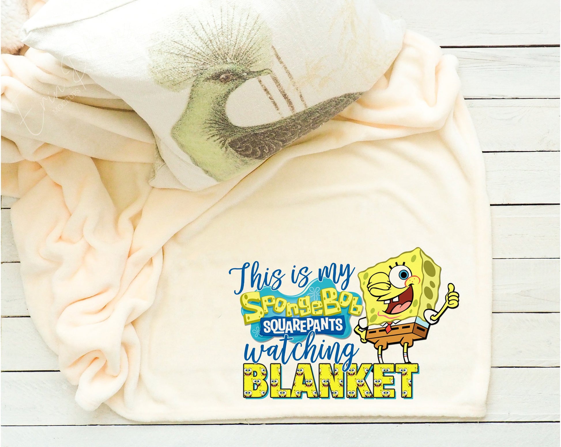 This Is My Spongebob Squarepants Watching Blanket Fleece Throw Blanket