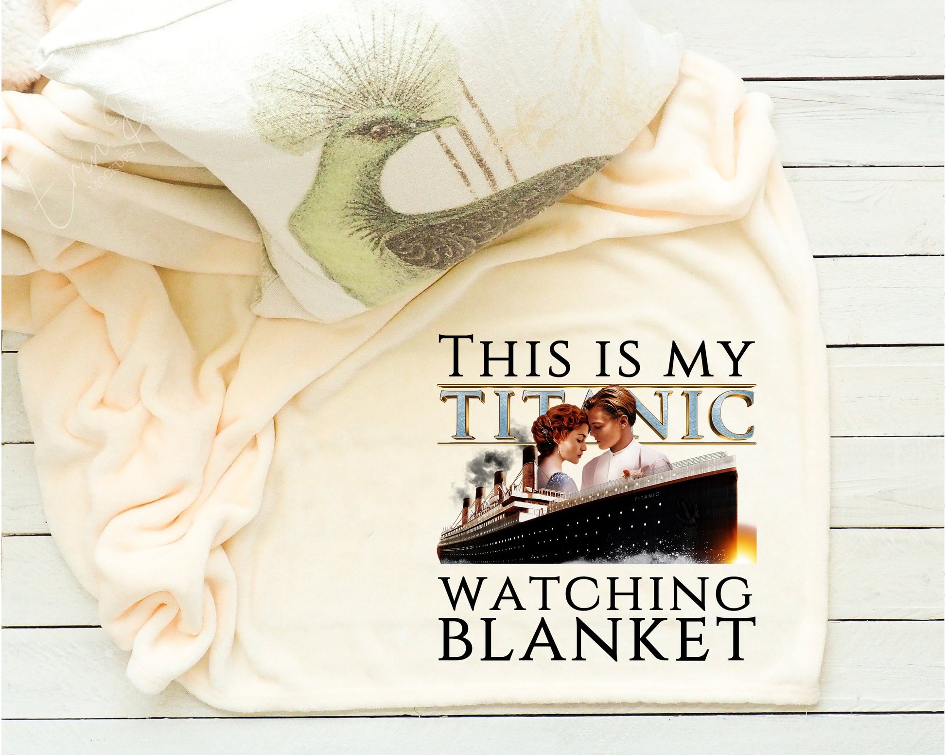 This Is My Titanic Watching Blanket Fleece Throw Blanket