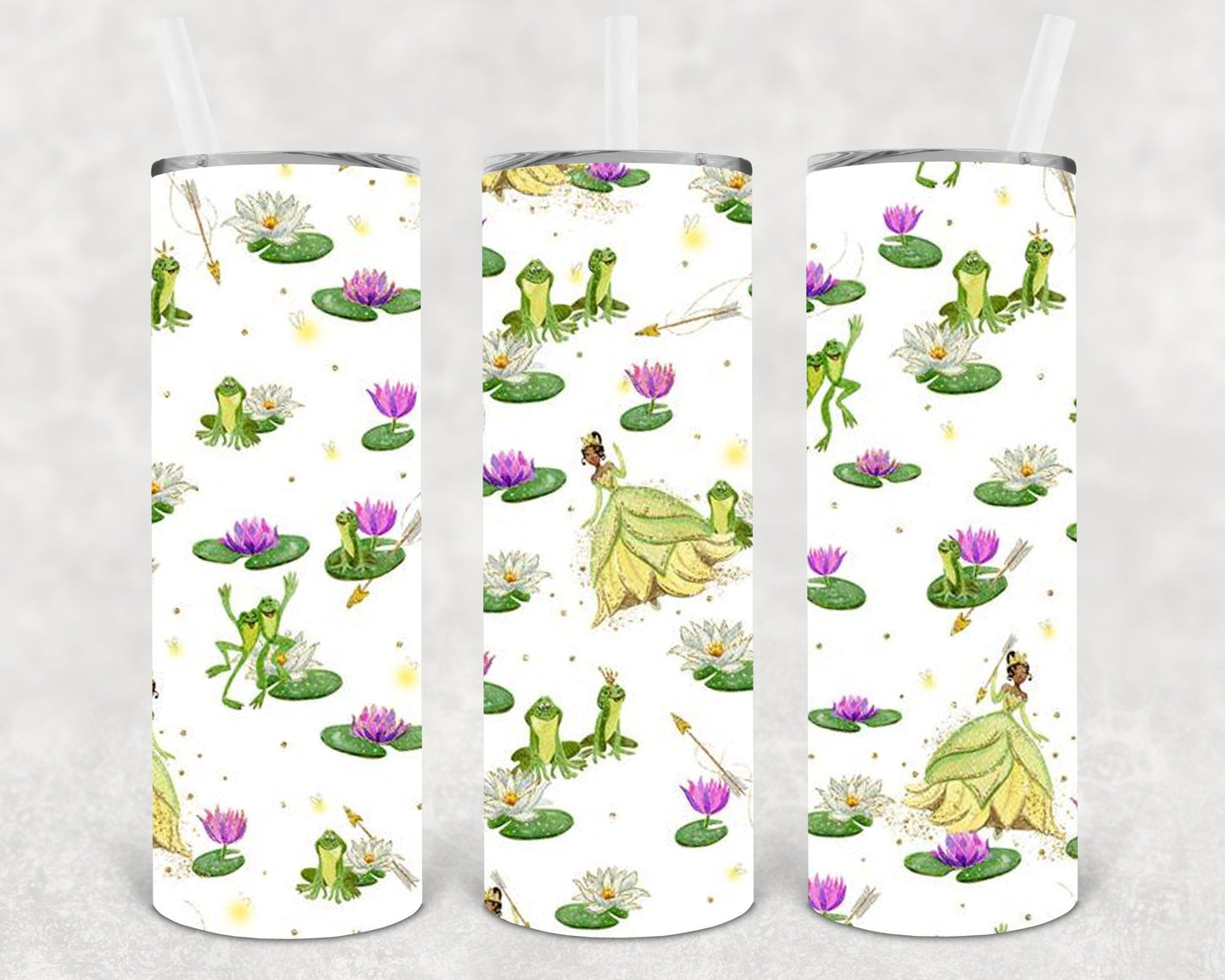 Tiana Princess And The Frog 20 Oz Skinny Tumbler
