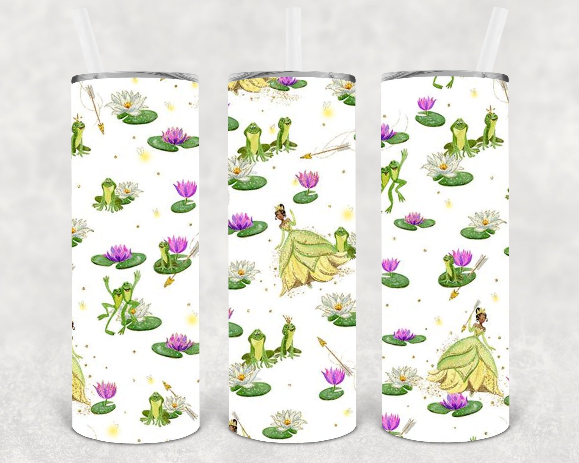 Tiana Princess And The Frog 20 Oz Skinny Tumbler