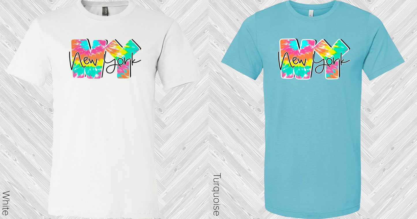 Tie Dye State Graphic Tee Graphic Tee