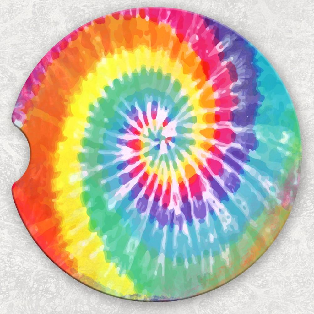 Car Coaster Set - Tie Dye