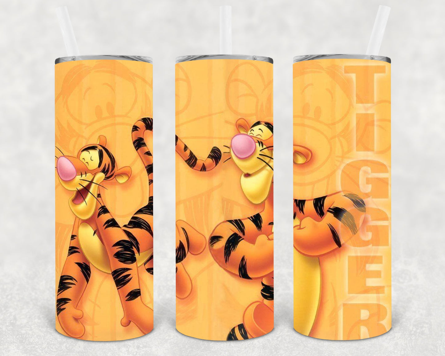 Tigger 20 Oz Skinny Tumbler