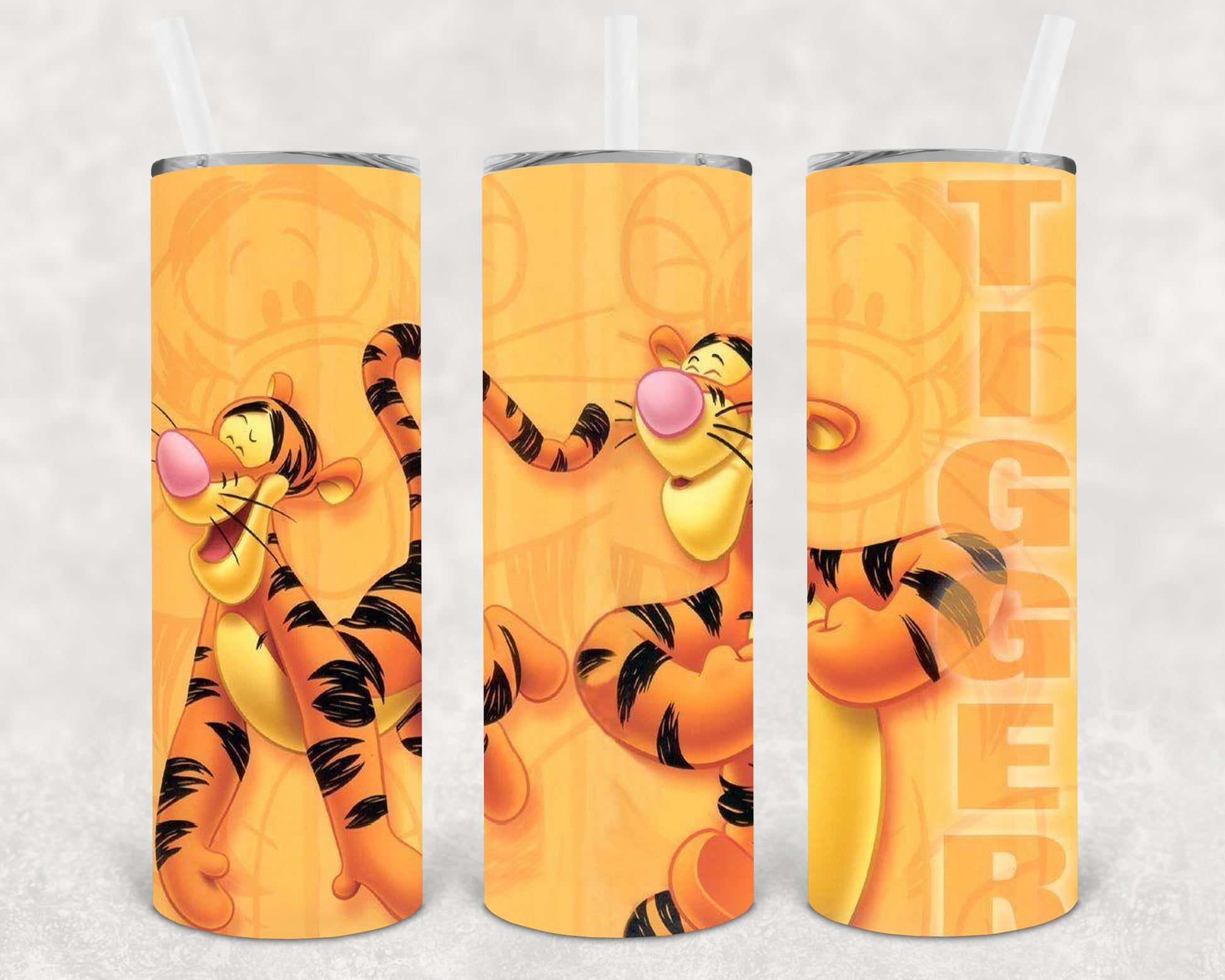 Tigger 20 Oz Skinny Tumbler