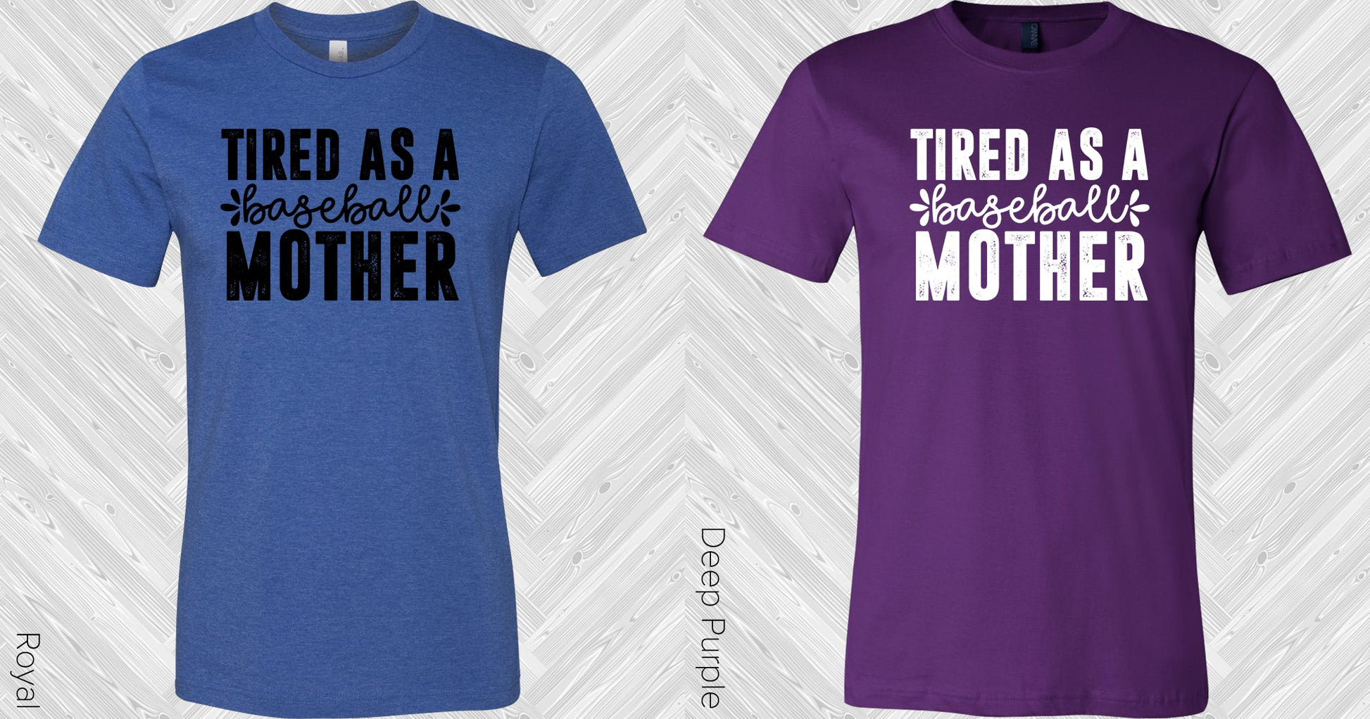 Tired As A Baseball Mother Graphic Tee Graphic Tee