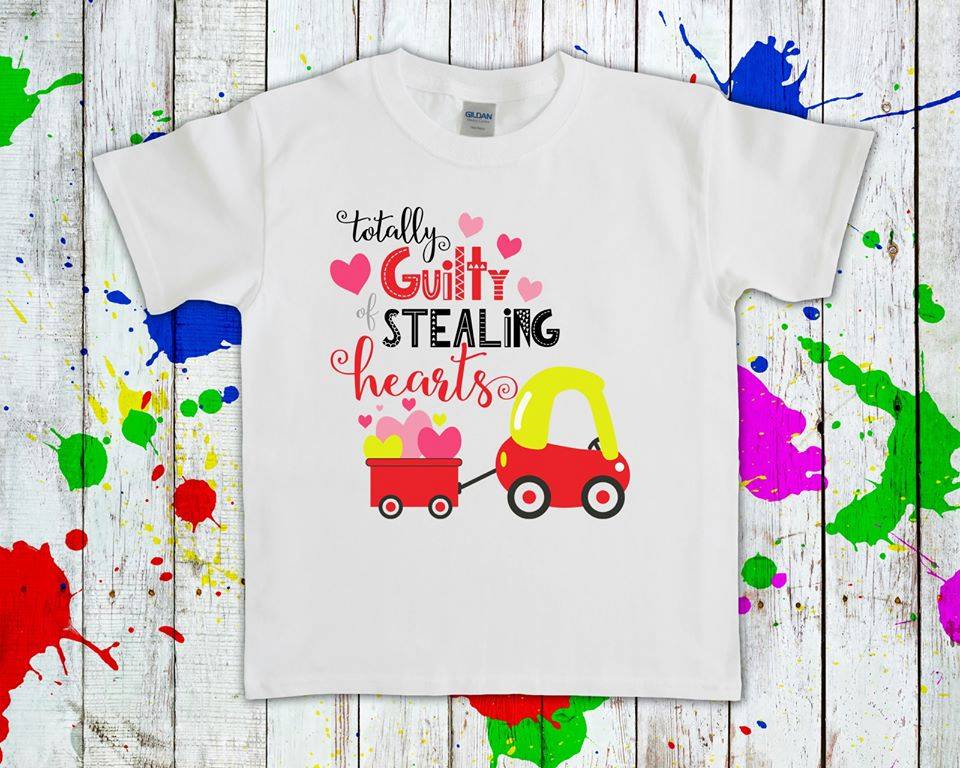 Totally Guilty Of Stealing Hearts Graphic Tee Graphic Tee