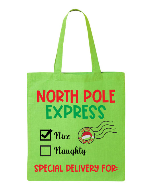 North Pole Express Tote Bag