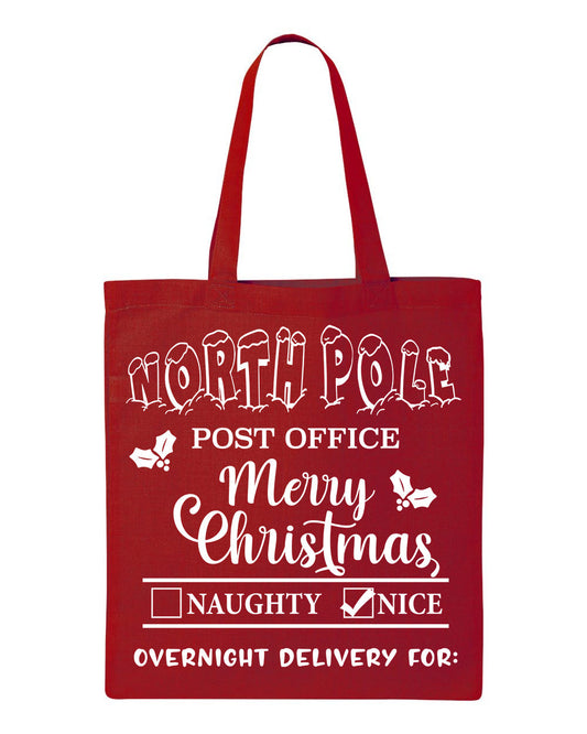 North Pole Post Office Tote Bag