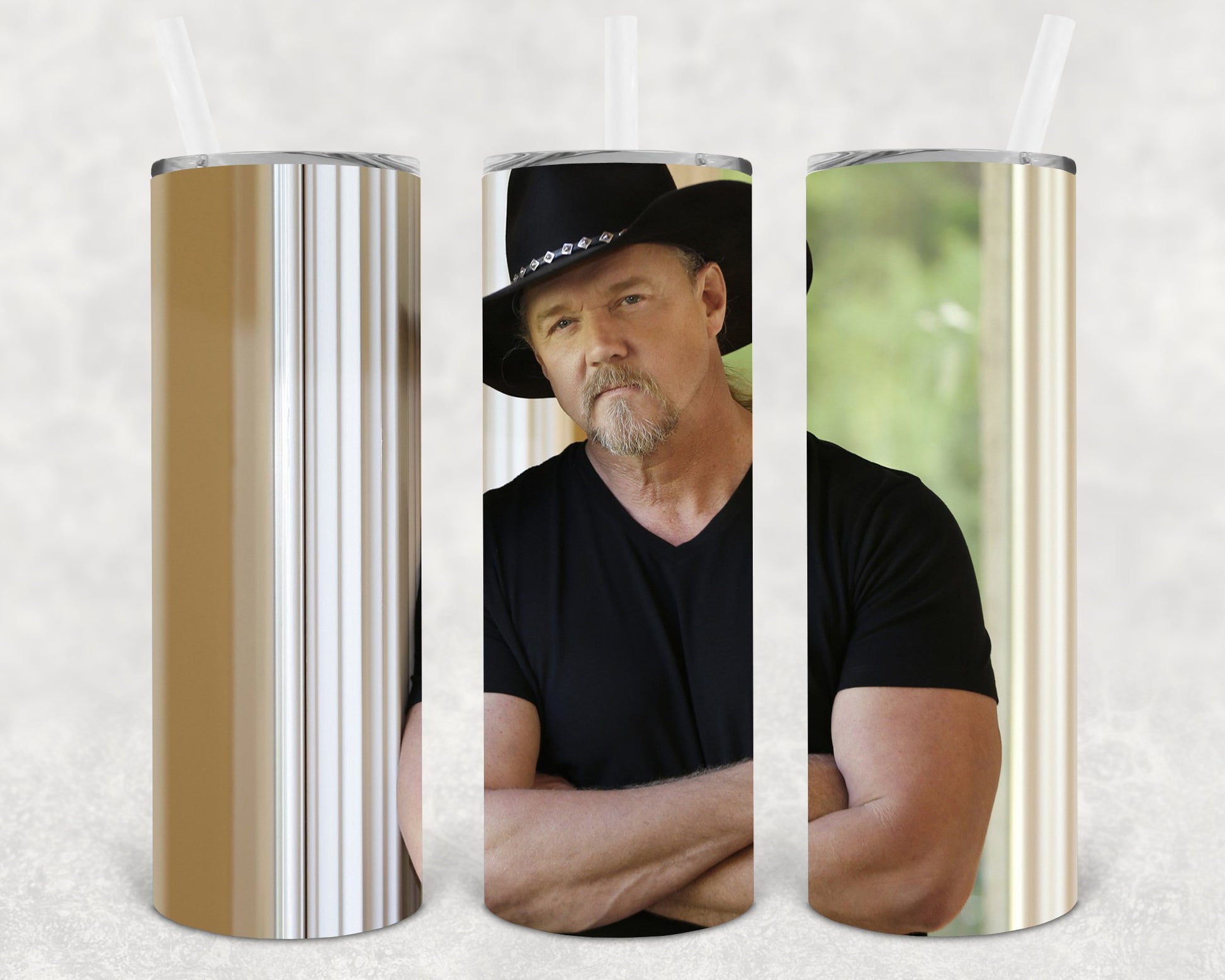 Trace Adkins 20 Oz Skinny Tumbler