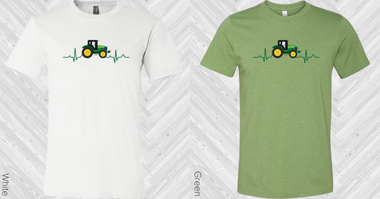 Tractor Heartbeat Graphic Tee Graphic Tee