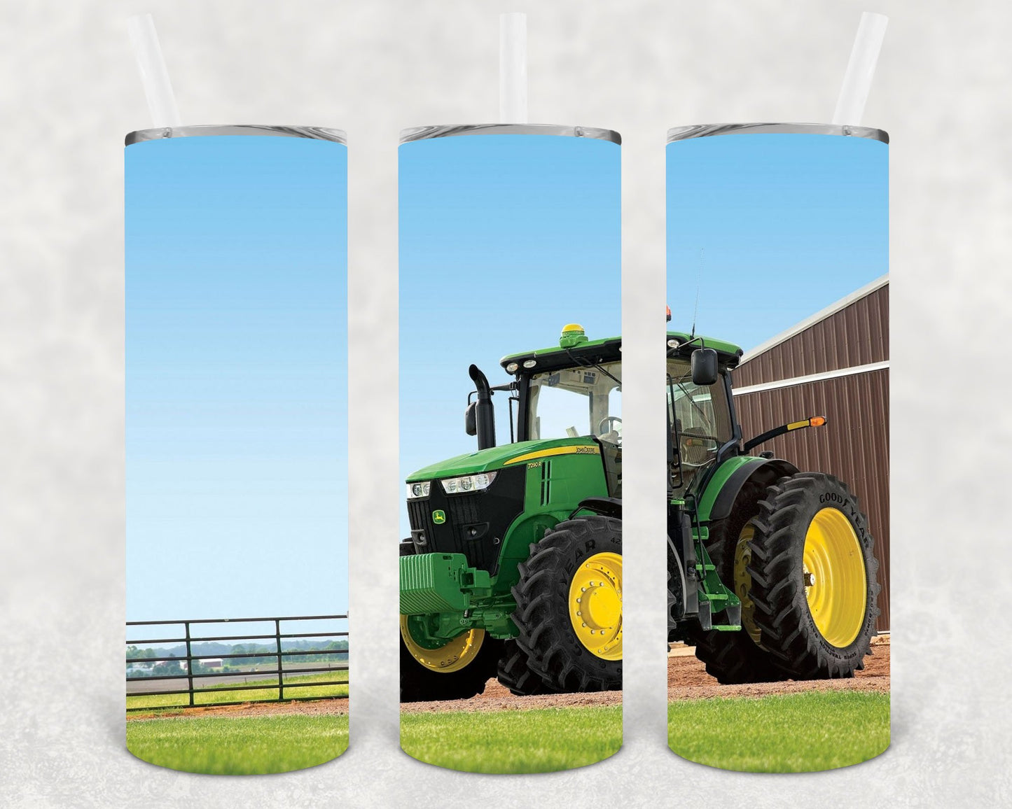 Tractor 20 Oz Skinny Tumbler