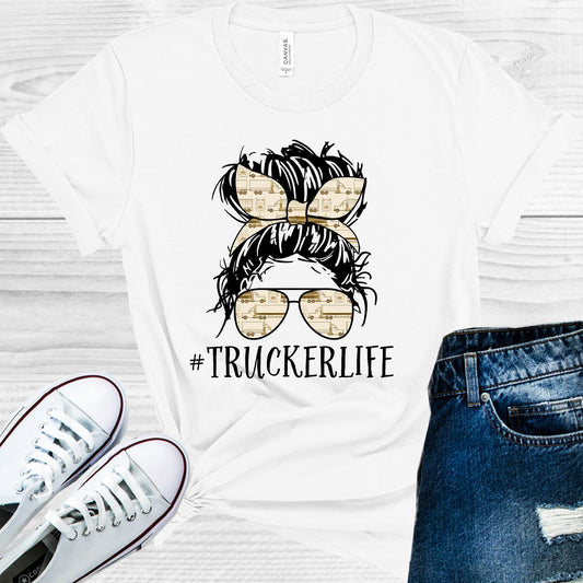 Trucker Life #truckerlife Graphic Tee Graphic Tee
