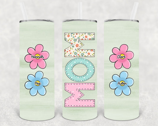 Customized Mom 20 Oz Skinny Tumbler