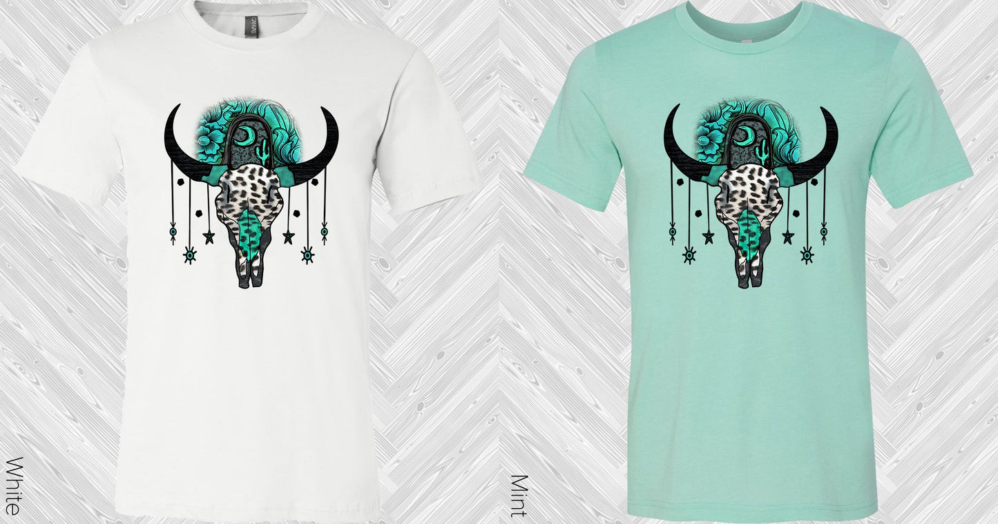 Turquoise Bull Graphic Tee Graphic Tee