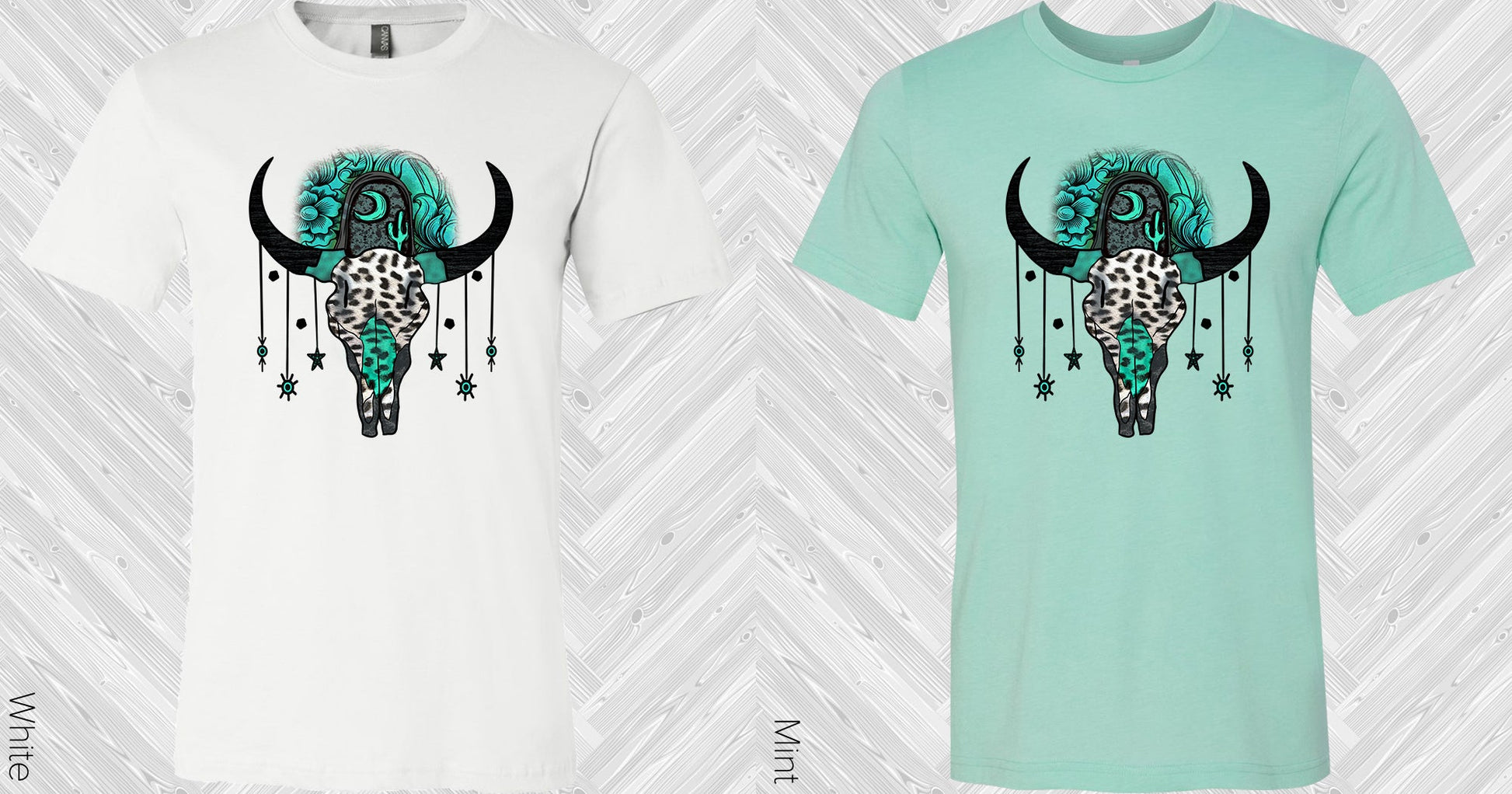 Turquoise Bull Graphic Tee Graphic Tee