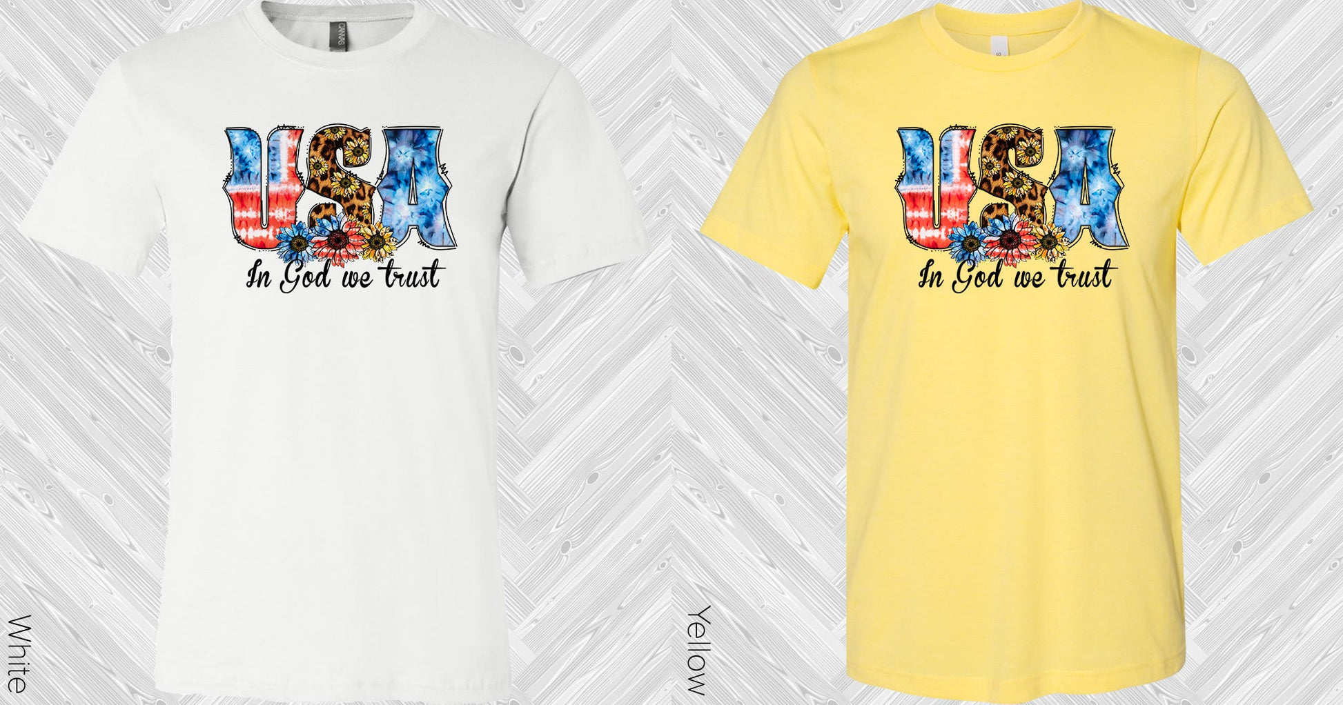 Usa In God We Trust Graphic Tee Graphic Tee