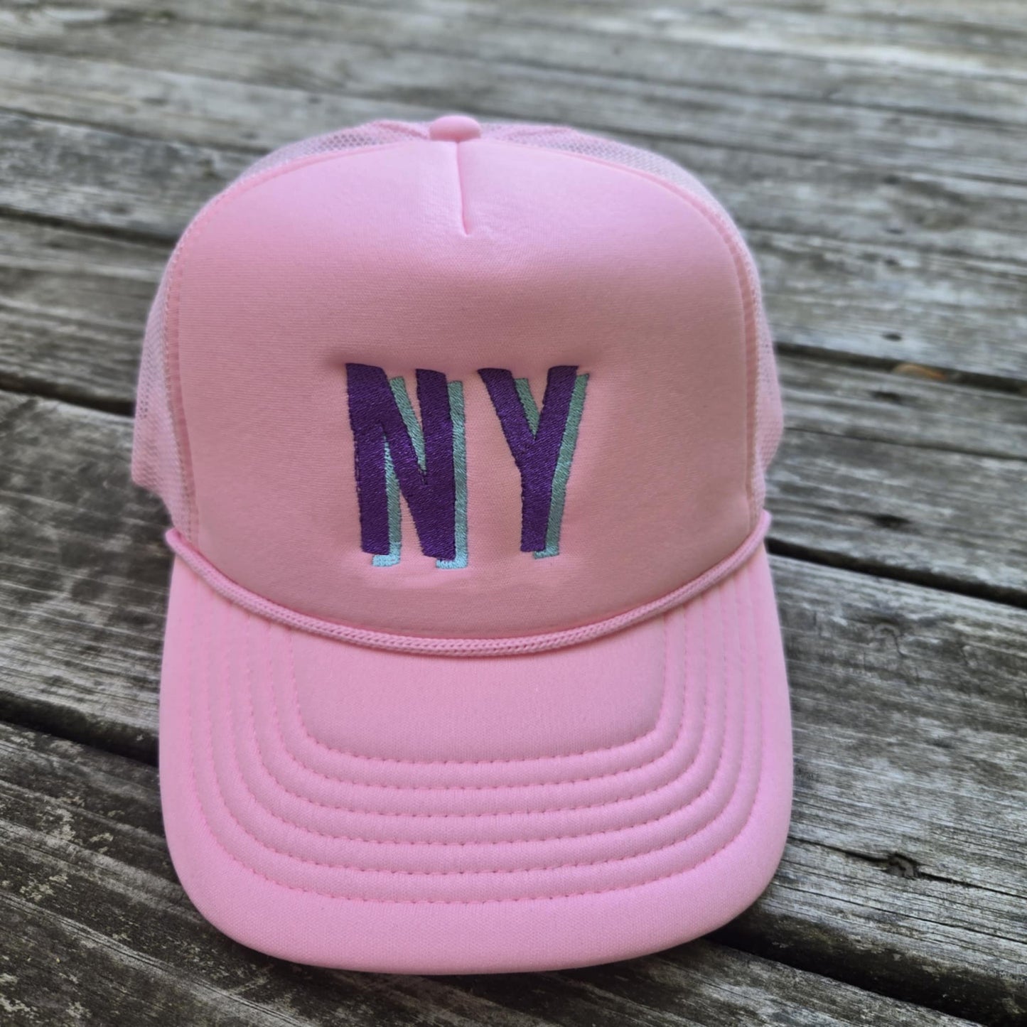 Shadow Letters Embroidered Foam Cap