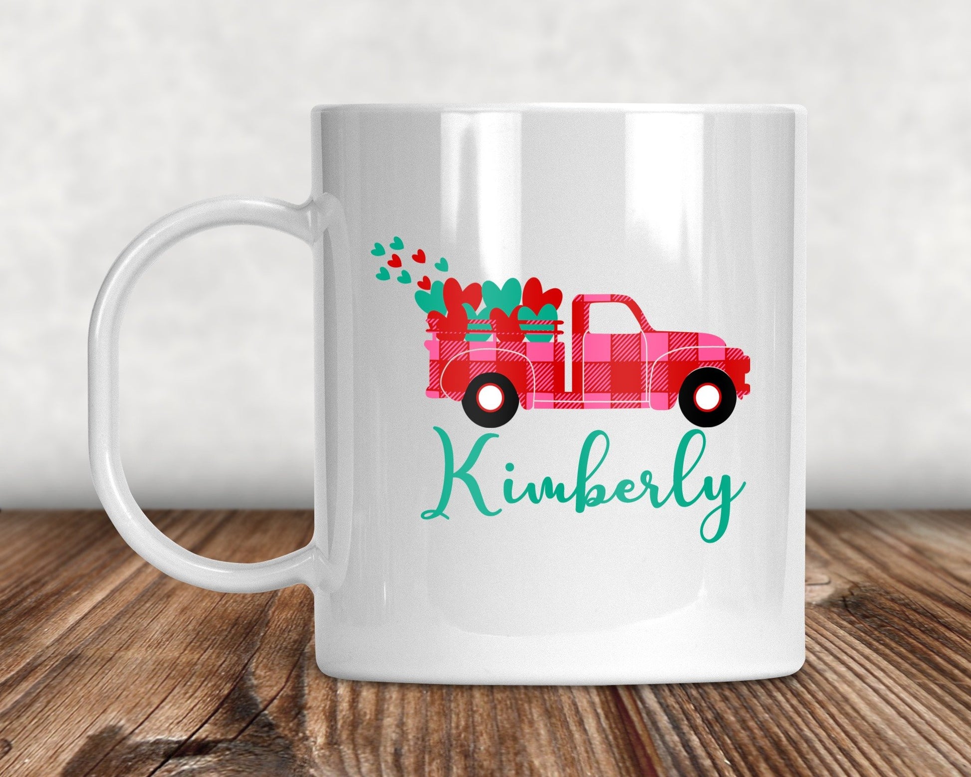 Valentines Truck Mug Coffee