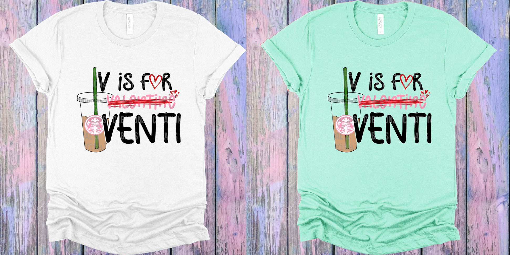V Is For Venti Graphic Tee Graphic Tee