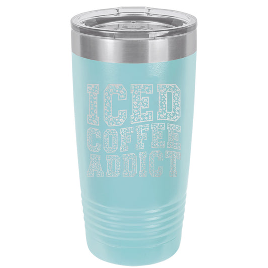 Iced Coffee Addict 20 Oz Polar Camel Tumbler