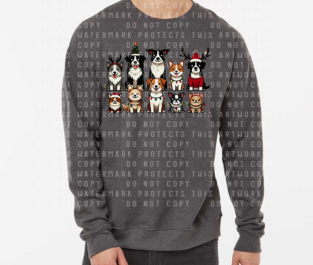 Christmas Dogs Graphic Tee