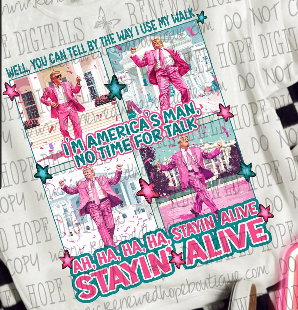 Stayin Alive Graphic Tee