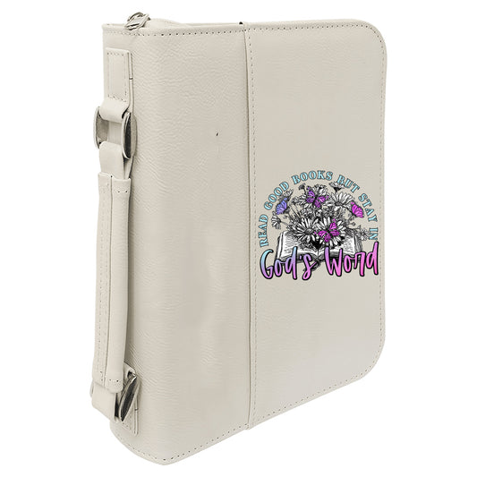 Read Good Books But Stay in God's Word Bible Cover