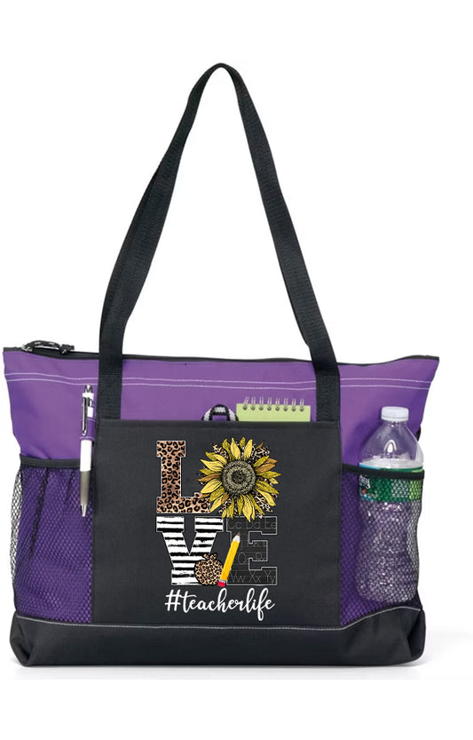 Love #teacherlife Tote