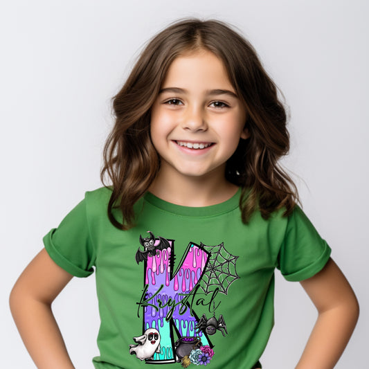 Hallowen Customized Name Graphic Tee