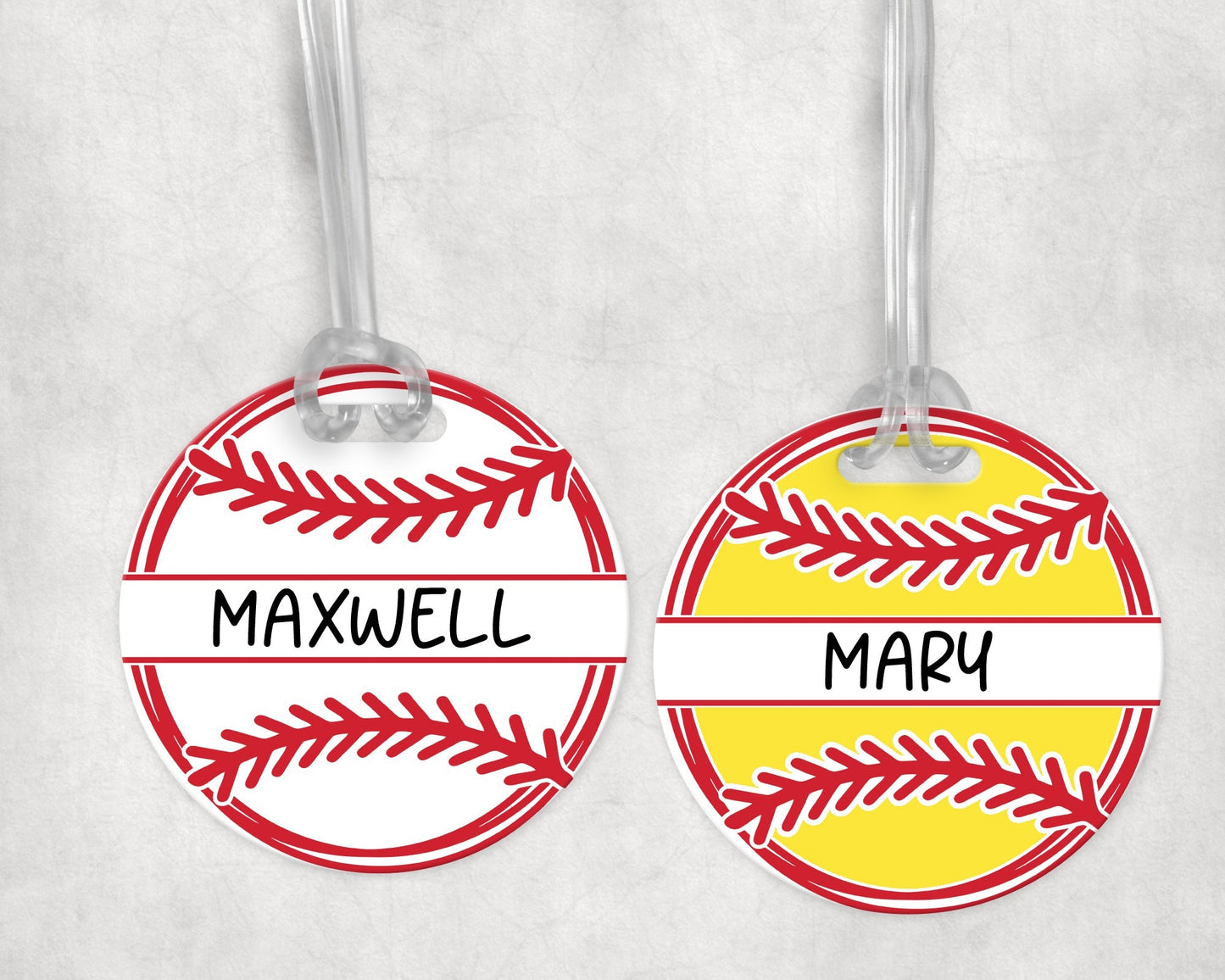 Softball Bag Tag