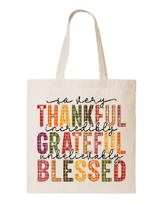 So Very Thankful Tote