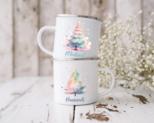 Christmas Trees (Dots) Mug