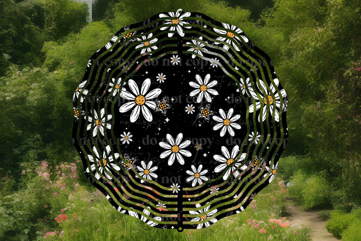 Daisies Wind Spinner