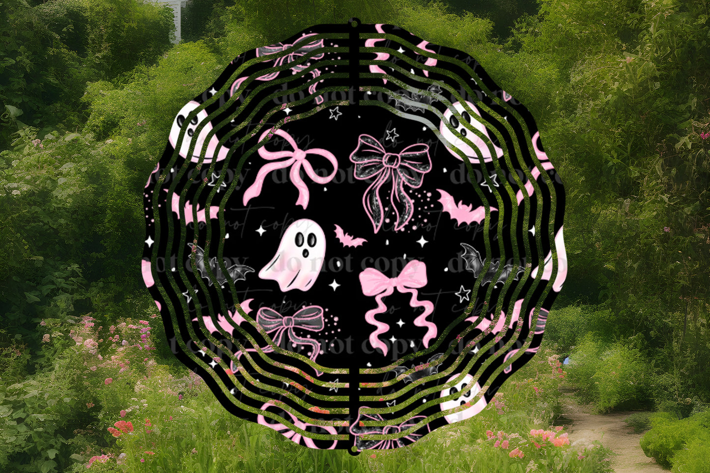 Ghost Bows Wind Spinner
