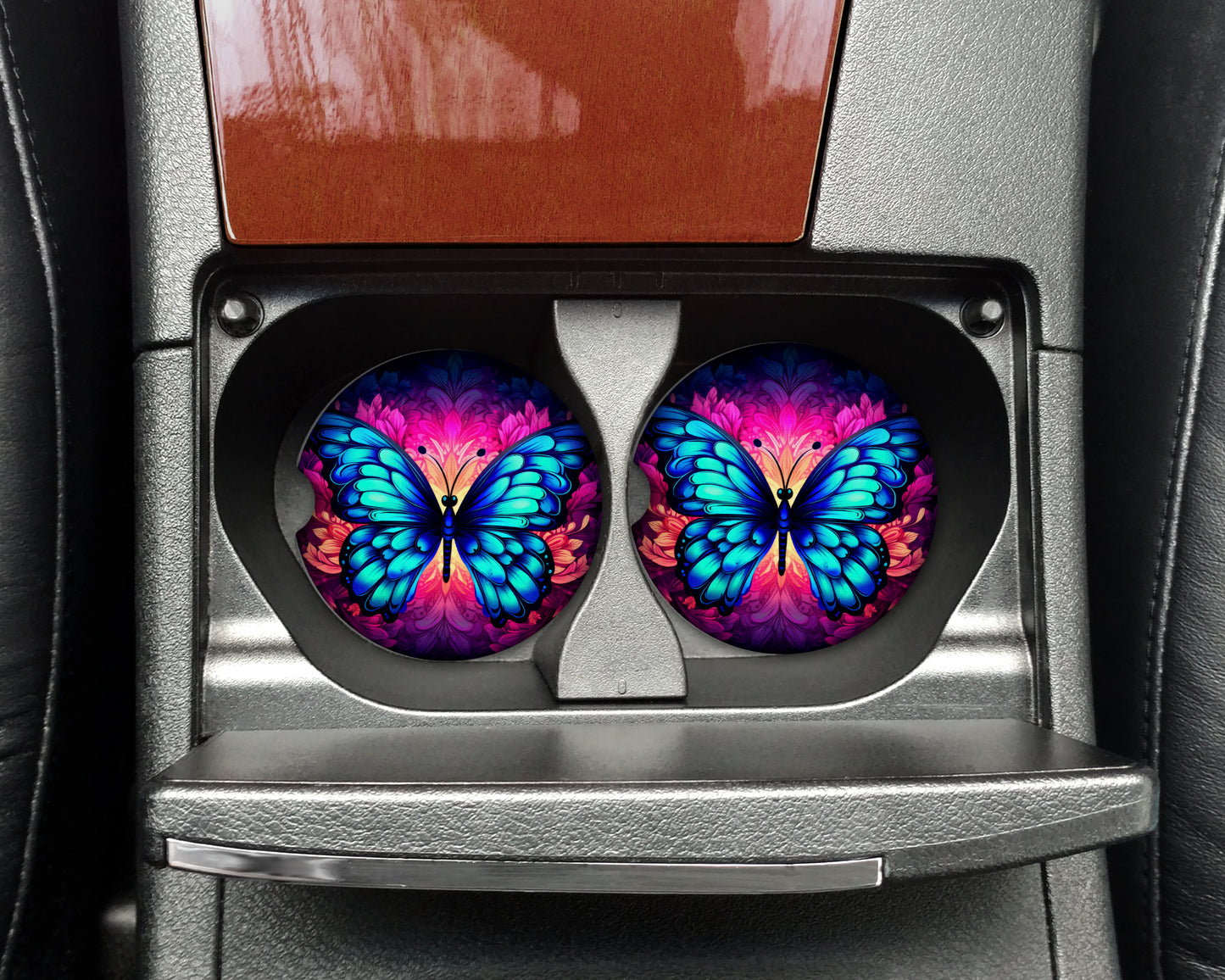 Car Coaster Set - Butterfly