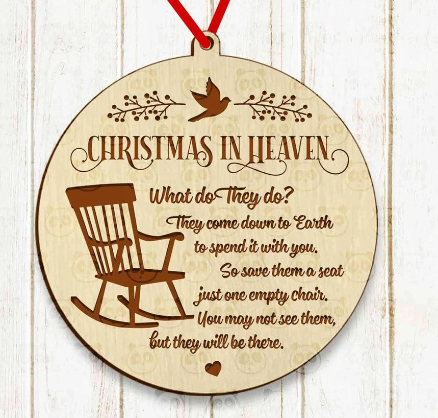 Christmas in Heaven Christmas Ornament
