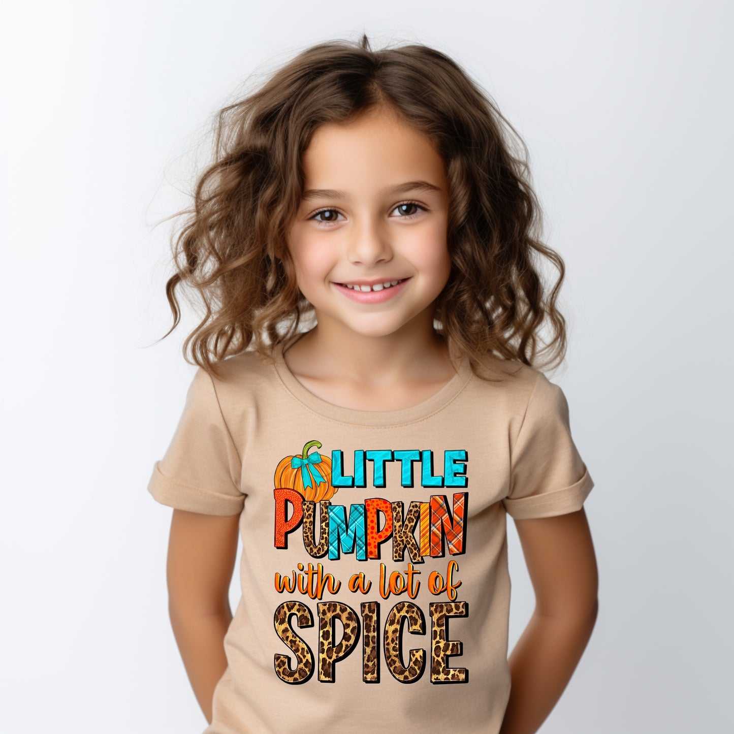 Little Pumpkin with a Lot of Spice Graphic Tee