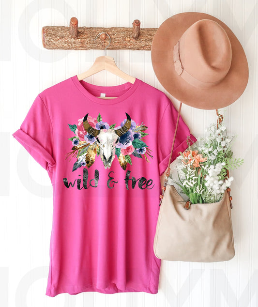 Wild and Free Graphic Tee